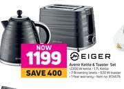 Game Meiger avenir kettle & toaster set offer