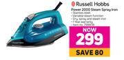 Game Russell hobbs power 2000 steam spray iron offer