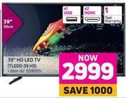 Game Telefunken 39" (99cm) hd led tv (tledd-39hd) offer
