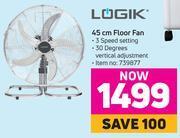 Game Logik 45cm floor fan offer