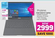 Game Proline intel celeron laptop offer