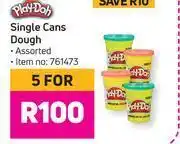 Game Play doh single cans dough assorted-for 5 offer