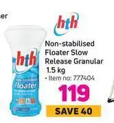 Game Hth non stabilised floater slow release granular 1.5kg offer