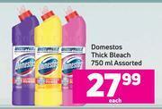 Domestos thick bleach assorted-750ml each