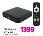 Zte android 4k tv box