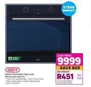 Game Defy gemini thermofan + eye level mirror oven dbo775 offer