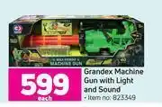 Grandex machine gun with light & sound-each