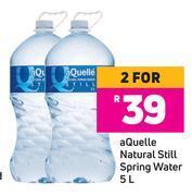 Game Aquelle natural still spring water-for 2 x 5l offer
