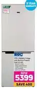 Game Kic 276ltr metallic fridge with bottom freezer kbf631me offer