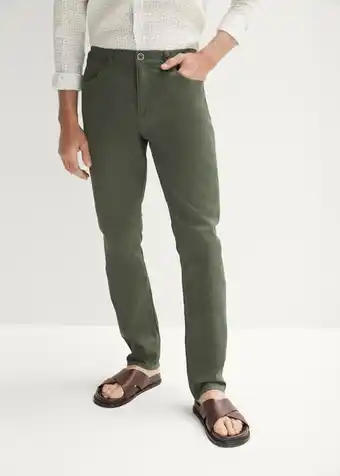 Woolworths Cotton linen five pocket pant offer