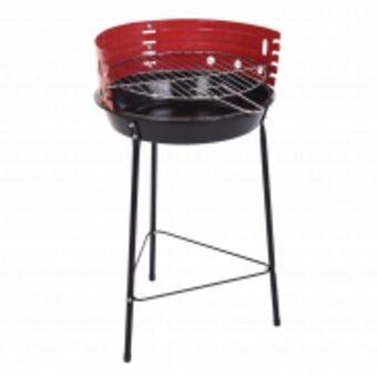 Braai stand round with windshield