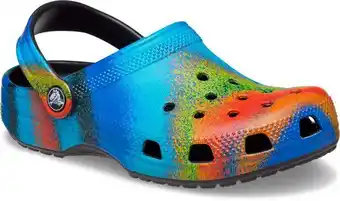 Crocs Classic spray dye clog kids offer