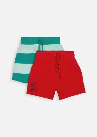 Christmas cotton fleece shorts 2 pack