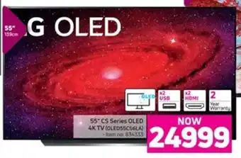 Game LG 55" CS Series OLED 4K Smart TV offer