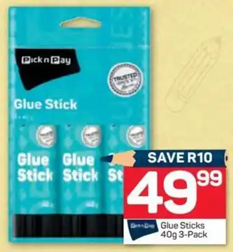 Pick n Pay Pick n Pay Glue Sticks 40g 3-pack offer