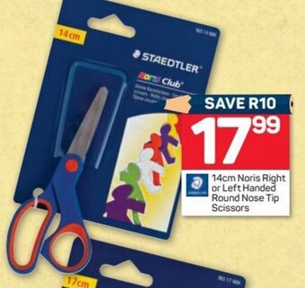 Staedtler 14cm Noris Right or Left Handed Round Nose Tip Scissors