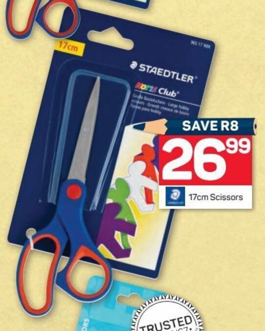 Staedtler 17cm Scissors offer at Pick n Pay