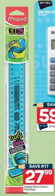 Maped 30cm Twist n Flex Ruler