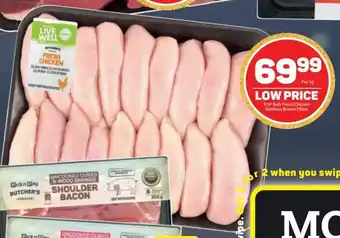 Pick n Pay PnP Bulk Fresh Chicken Skinless Breast Fillets per kg offer