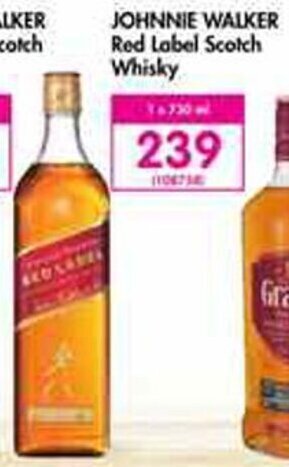 Makro Johnnie Walker Red Label Scotch Whisky 750ml offer