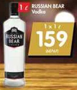 Russian Bear Vodka 1L