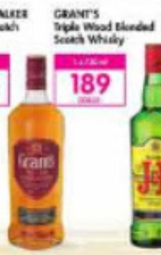 Makro Grant's Triple Wood Blended Scotch Whisky 750ml offer
