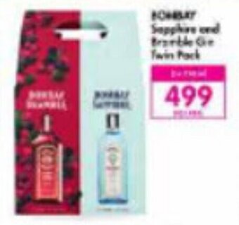Bombay Sapphire and Bramble Gin Twin Pack 750ml