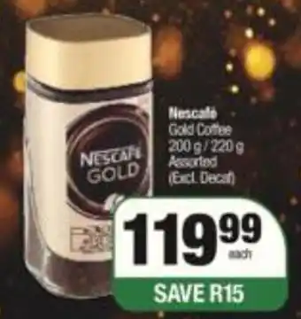 Spar Nescafé Gold Coffee 200g / 220g offer