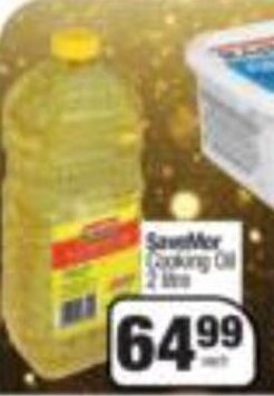 Spar SaveMor Cooking Oil 2 litre offer