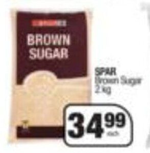 Spar Spar Brown Sugar 2kg offer