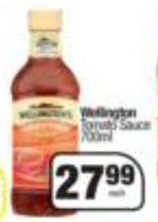 Wellington's Tomato Sauce 700ml