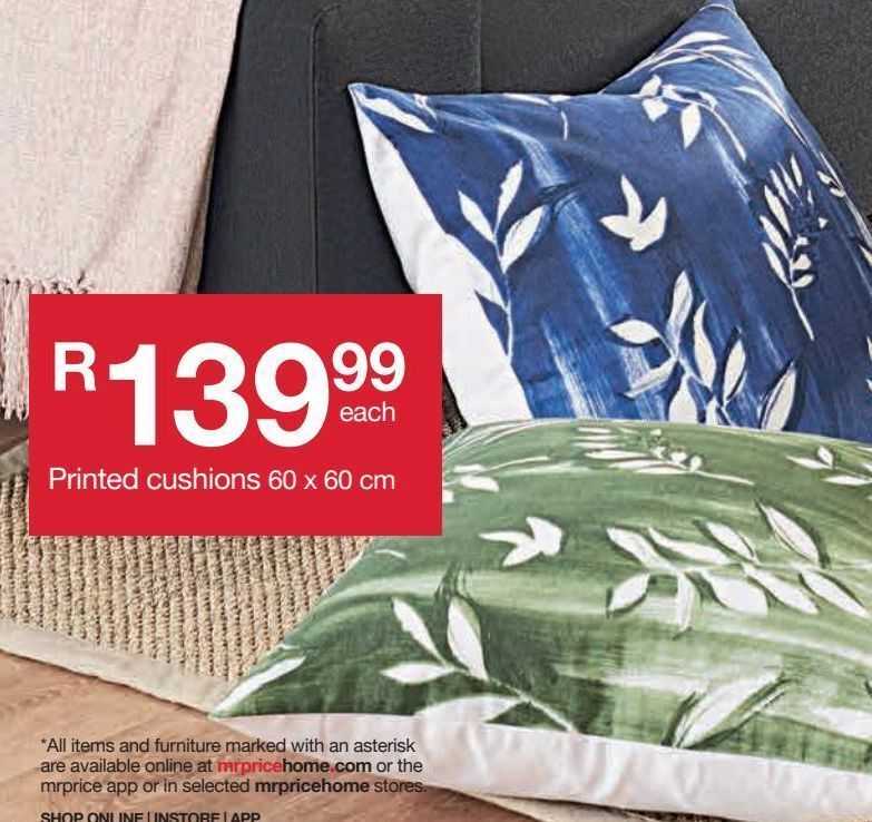 Cushions for couches cheap at mr price home