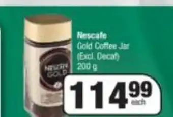 Spar Nescafe gold coffee jar offer