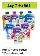 Game Purity puree pouch assorted-for 7 x 110 ml offer