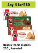 Game Bakers tennis biscuits assorted-for any 4 x 200g offer