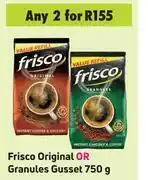 Game Frisco original or granules gusset-for 2 x 750g offer