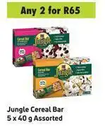 Game Jungle cereal bar assorted-for 2 x 5 x 40g offer