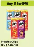 Game Pringles chips assorted-for 5 x 100g offer