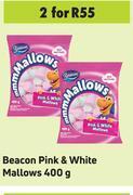 Game Beacon pink & white mallows-for 2 x 400g offer