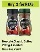 Game Nescafe classic coffee assorted-for 2 x 200g offer