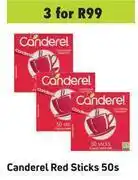 Game Canderel red sticks-for 3 x 50s offer