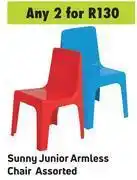Game Sunny junior armless chair assorted-for 2 offer