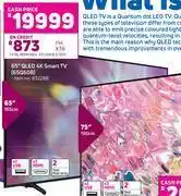 Game Samsung 65" (165cm) qled 4k smart tv 65q60b offer