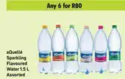 Game Aquelle sparkling flavoured water assorted-for 6 x 1.5l offer