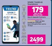 Game Tecno spark 7 64gb 4g smartphone-each offer