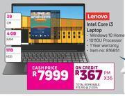 Game Lenovo intel core i3 laptop offer