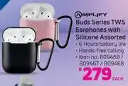 Game Amplify buds series tws earphones with silicone assorted- each offer