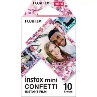 Fujifilm instax mini film confetti
