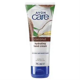 AVON Avon care coconut oil hand cream 75ml offer