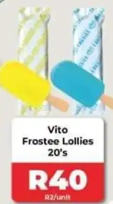 1UP Vito Frostee Lollies 20's offer